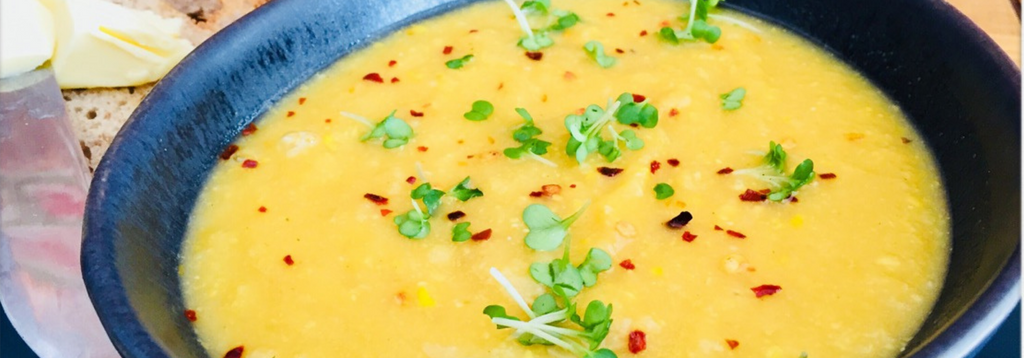 Butternut and Red Lentil Soup