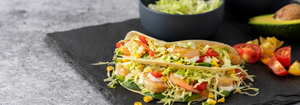 Zingy Prawn Tortillas